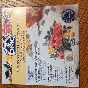 NWOT DMC Cross stitch on CD Rom